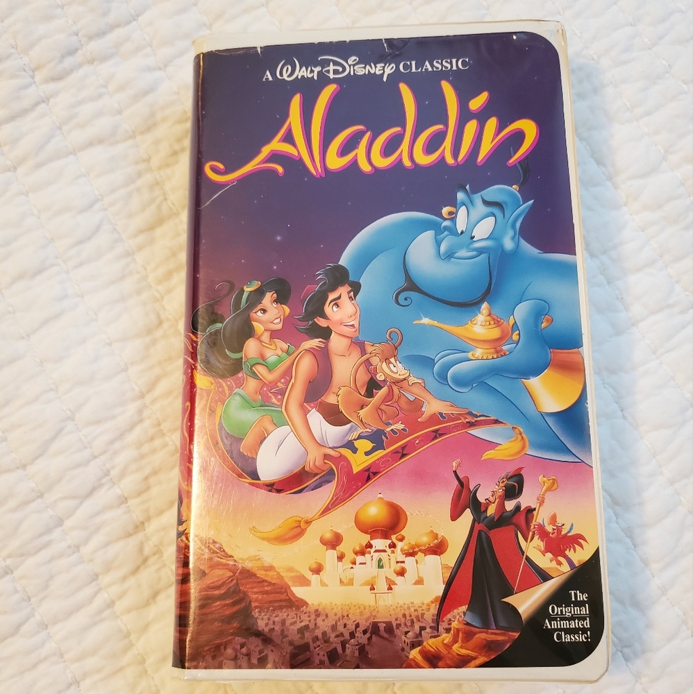 Disney Black Diamond collection Aladdin VHS